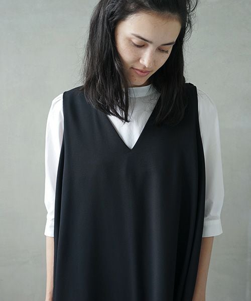 Mochi モチ v-neck dress [ms02-op-03]