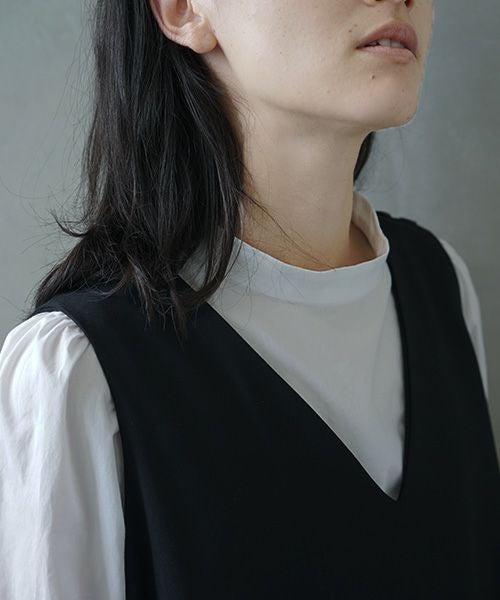 Mochi.モチ.v-neck dress [ms02-op-03]