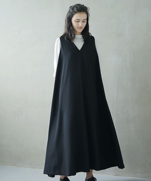 Mochi モチ v-neck dress [ms02-op-03]