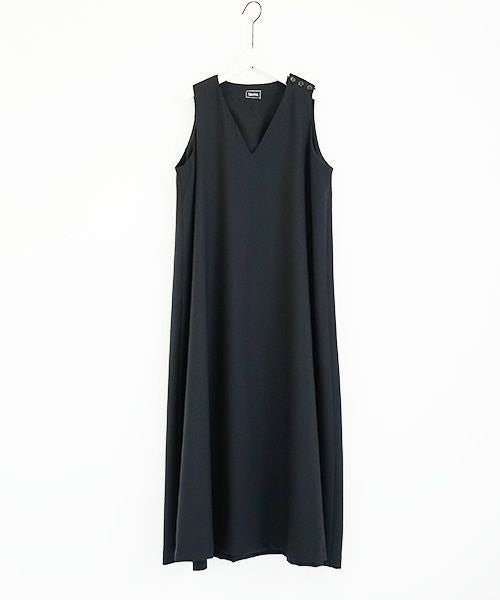 Mochi.モチ.v-neck dress [ms02-op-03]