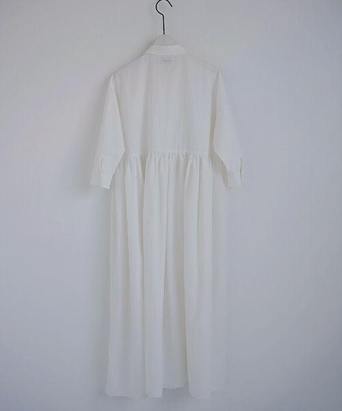 Mochi.モチ.shirt dress [ms02-op-05/white]