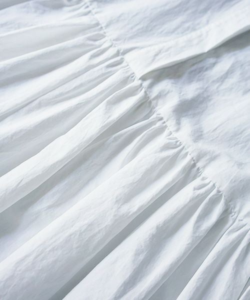 Mochi.モチ.shirt dress [ms02-op-05/white]