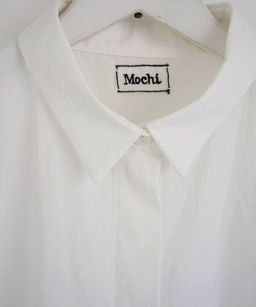 Mochi.モチ.shirt dress [ms02-op-05/white]