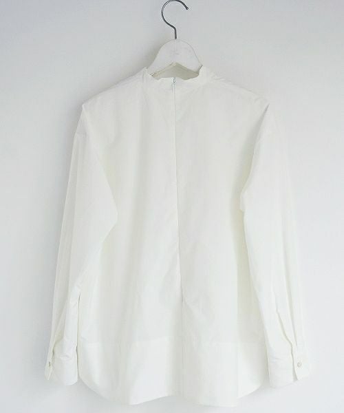 Mochi.モチ.petit high necked shirt.[ms02-sh-01/white]