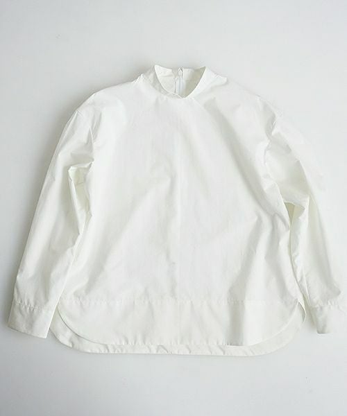 Mochi.モチ.petit high necked shirt.[ms02-sh-01/white]