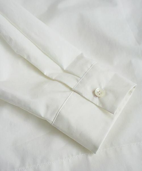 Mochi.モチ.petit high necked shirt.[ms02-sh-01/white]