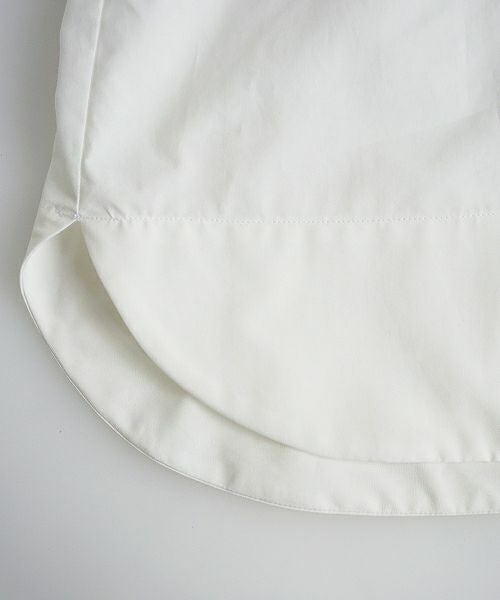 Mochi.モチ.petit high necked shirt.[ms02-sh-01/white]