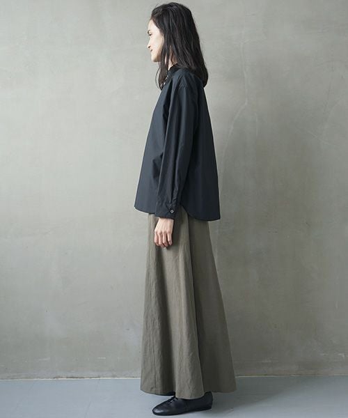 Mochi.モチ.petit high necked shirt.[ms02-sh-01-/black]