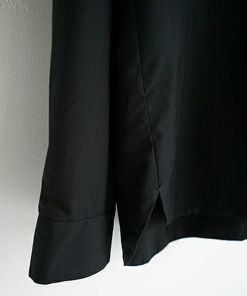 Mochi.モチ.petit high necked shirt.[ms02-sh-01-/black]