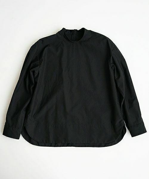 Mochi.モチ.petit high necked shirt.[ms02-sh-01-/black]