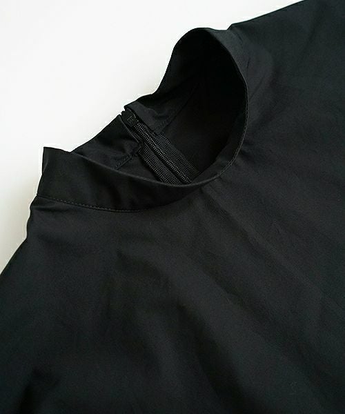 Mochi.モチ.petit high necked shirt.[ms02-sh-01-/black]