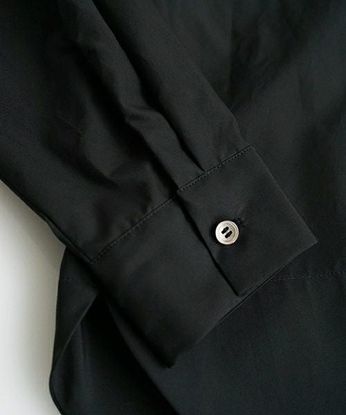Mochi.モチ.petit high necked shirt.[ms02-sh-01-/black]