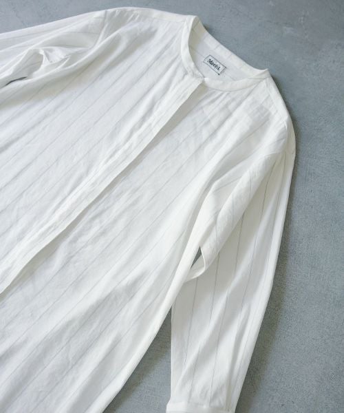 Mochi.モチ.stripe long shirt [ms02-sh-03]