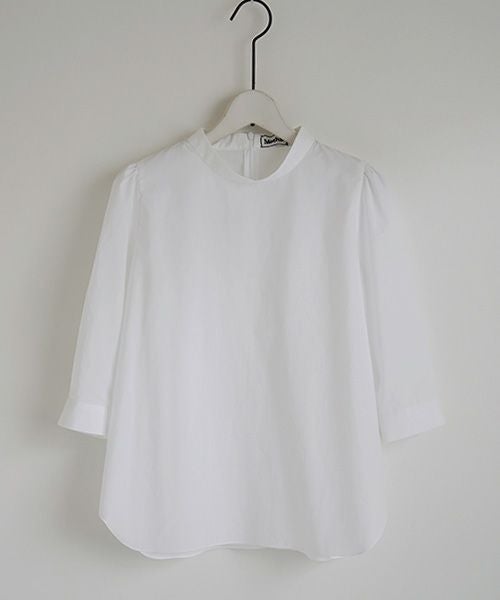 Mochi.モチ.gather blouse [ms02-sh-05/white]