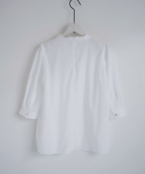 Mochi.モチ.gather blouse [ms02-sh-05/white]