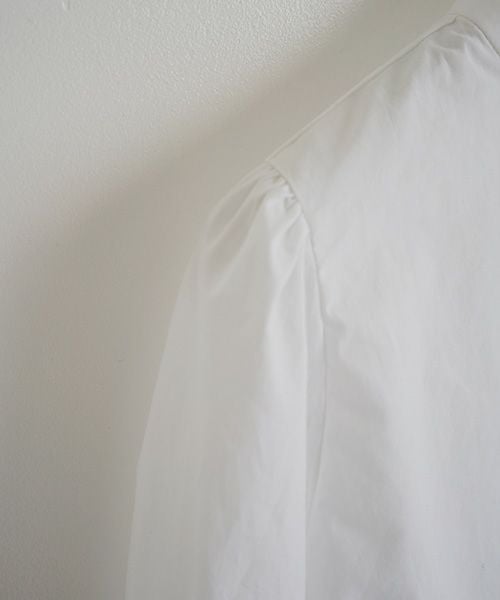 Mochi.モチ.gather blouse [ms02-sh-05/white]