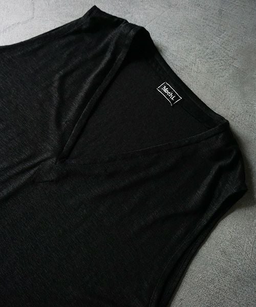 Mochi.モチ.linen knit vest [ms02-v-01]