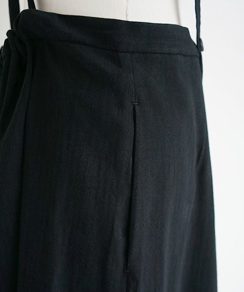 Mochi.モチ.suspenders wide pants [ms02-p-01/black]