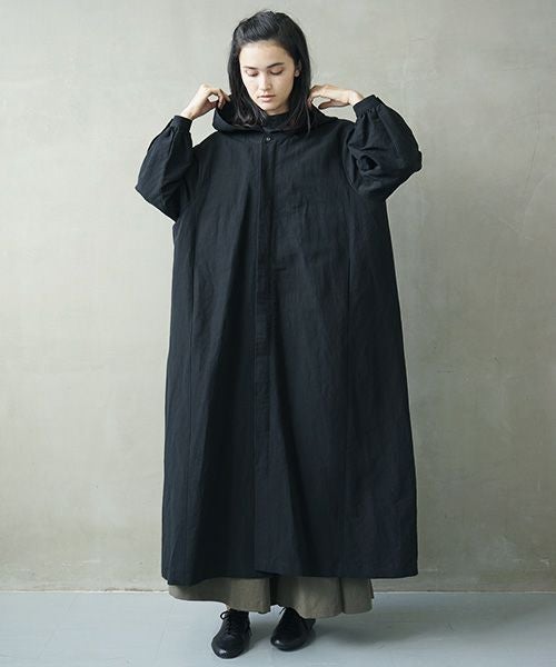 Mochi.モチ.hood shirt coat [ms02-co-01/black]