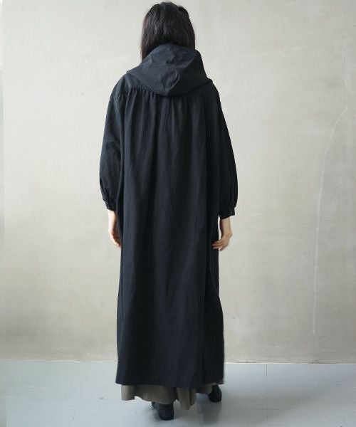 Mochi.モチ.hood shirt coat [ms02-co-01/black]