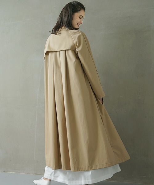 Mochi.モチ.trench coat [ms02-co-02/beige/・2]
