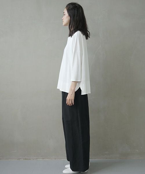 Mochi.モチ.suvin long sleeved t-shirt.[white]