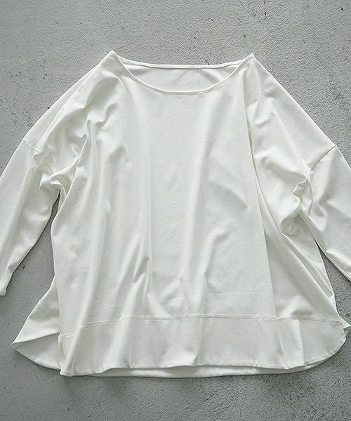 Mochi.モチ.suvin long sleeved t-shirt.[white]