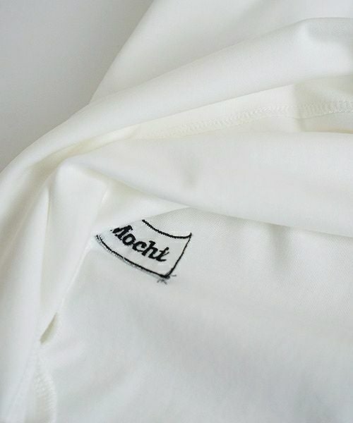 Mochi.モチ.suvin long sleeved t-shirt.[white]