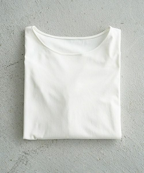 Mochi.モチ.suvin long sleeved t-shirt.[white]