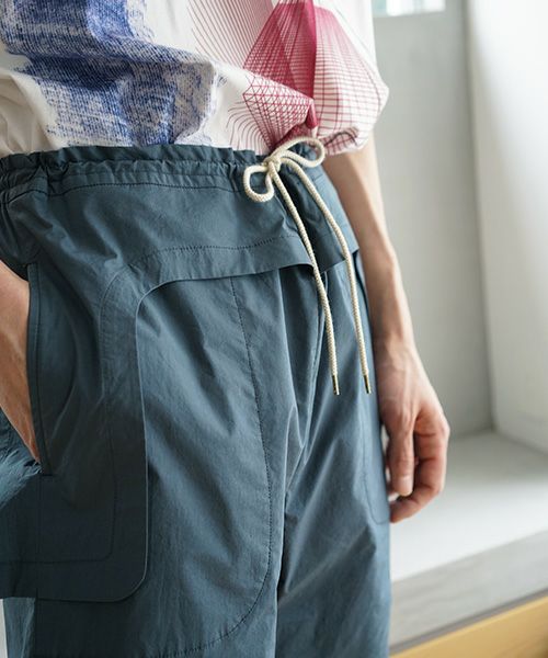 ohta オオタ bluegray pants[pt-19B]