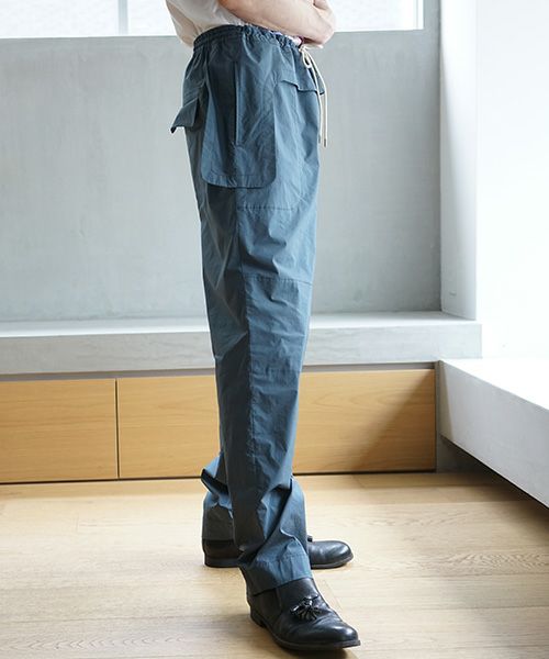 ohta オオタ bluegray pants[pt-19B]