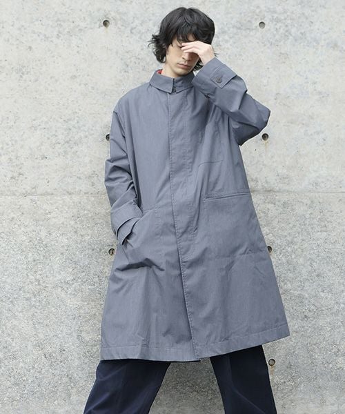 STUDIONICHOLSON スタジオニコルソン TECHNICAL CAR COAT[SNM-073/BLUE