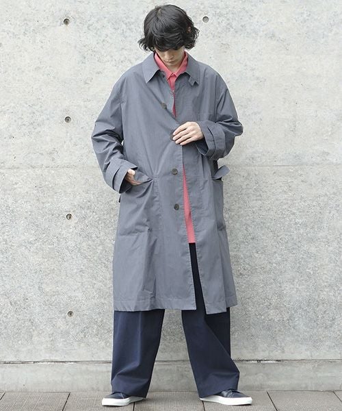 STUDIONICHOLSON スタジオニコルソン TECHNICAL CAR COAT[SNM-073/BLUE