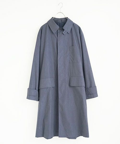 STUDIONICHOLSON スタジオニコルソン.TECHNICAL CAR COAT[SNM-073/BLUE GRAY]