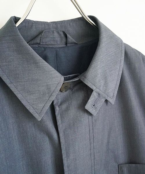 STUDIONICHOLSON スタジオニコルソン TECHNICAL CAR COAT[SNM-073/BLUE