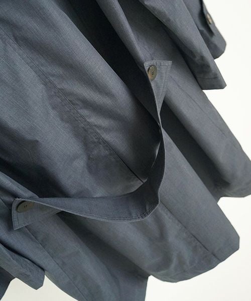 STUDIONICHOLSON スタジオニコルソン.TECHNICAL CAR COAT[SNM-073/BLUE GRAY]