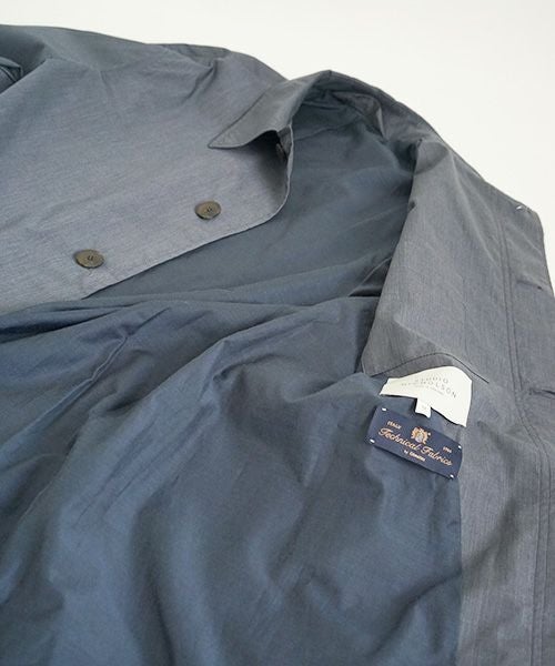 STUDIONICHOLSON スタジオニコルソン.TECHNICAL CAR COAT[SNM-073/BLUE GRAY]