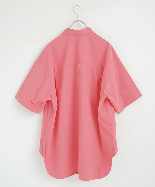 STUDIONICHOLSON スタジオニコルソン.OVERSIZED SHORT SLEEVE SHIRT[SNM-085/BARRAGAN PINK]