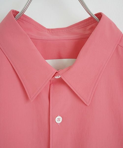 STUDIONICHOLSON スタジオニコルソン.OVERSIZED SHORT SLEEVE SHIRT[SNM-085/BARRAGAN PINK]