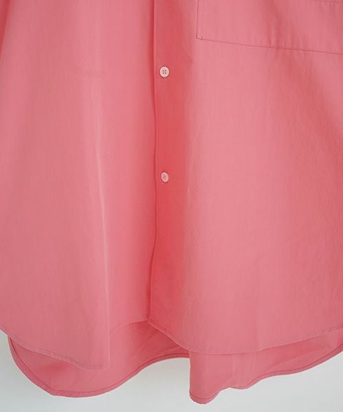 STUDIONICHOLSON スタジオニコルソン.OVERSIZED SHORT SLEEVE SHIRT[SNM-085/BARRAGAN PINK]