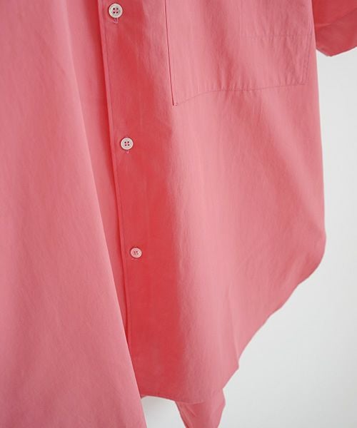 STUDIONICHOLSON スタジオニコルソン.OVERSIZED SHORT SLEEVE SHIRT[SNM-085/BARRAGAN PINK]
