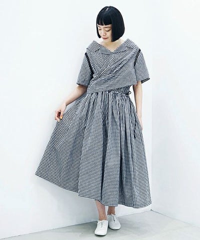 MIYAO ミヤオ.onepiece [MSOP-03/2.ギンガムチェック×黒]