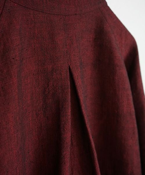YANTOR ヤントル.Linenwool Track Jacket[Y203JS01/RED×BLACK]