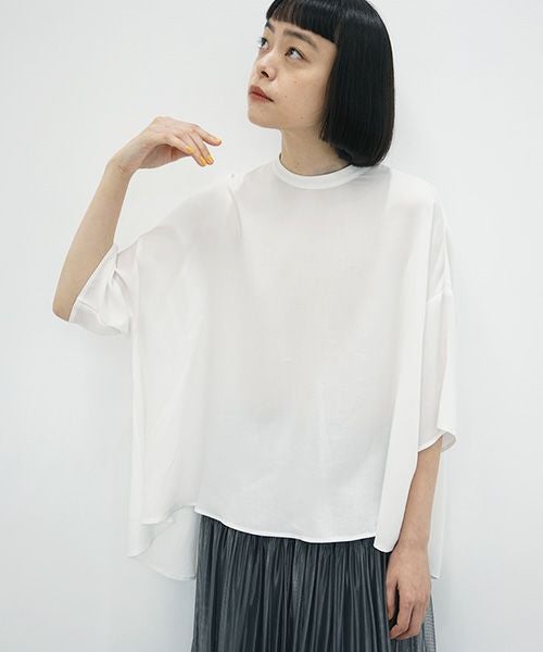 JUN OKAMOTO ジュンオカモト .真夏の空飛ぶ積乱雲のようなブラウス[TOP-33228]