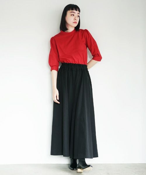 Mochi.モチ.maxi pants  [ms02-p-04/black]
