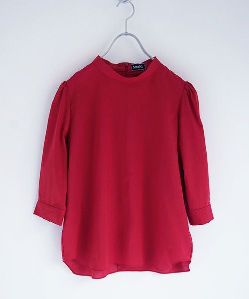 Mochi.モチ.gather blouse [ms02-sh-05/red]
