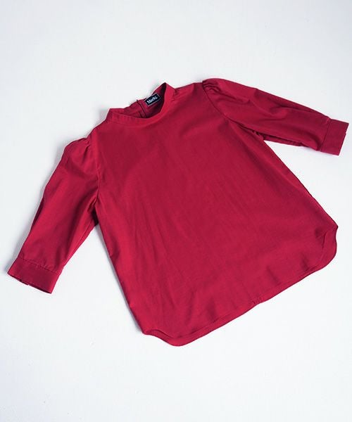 Mochi.モチ.gather blouse [ms02-sh-05/red]