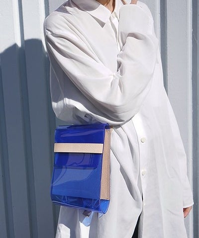 macromauro マクロマウロ.PVL BAG Color small[BLUE]_