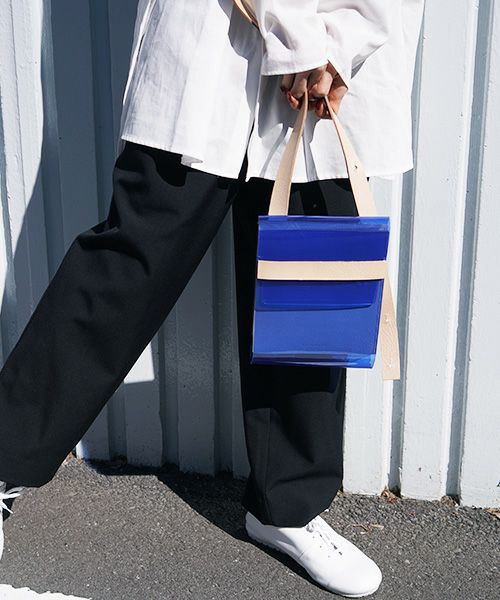 macromauro マクロマウロ.PVL BAG Color small[BLUE]_