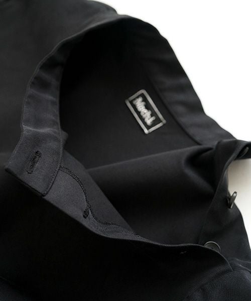 Mochi.モチ.hight neck tuck dress [black]